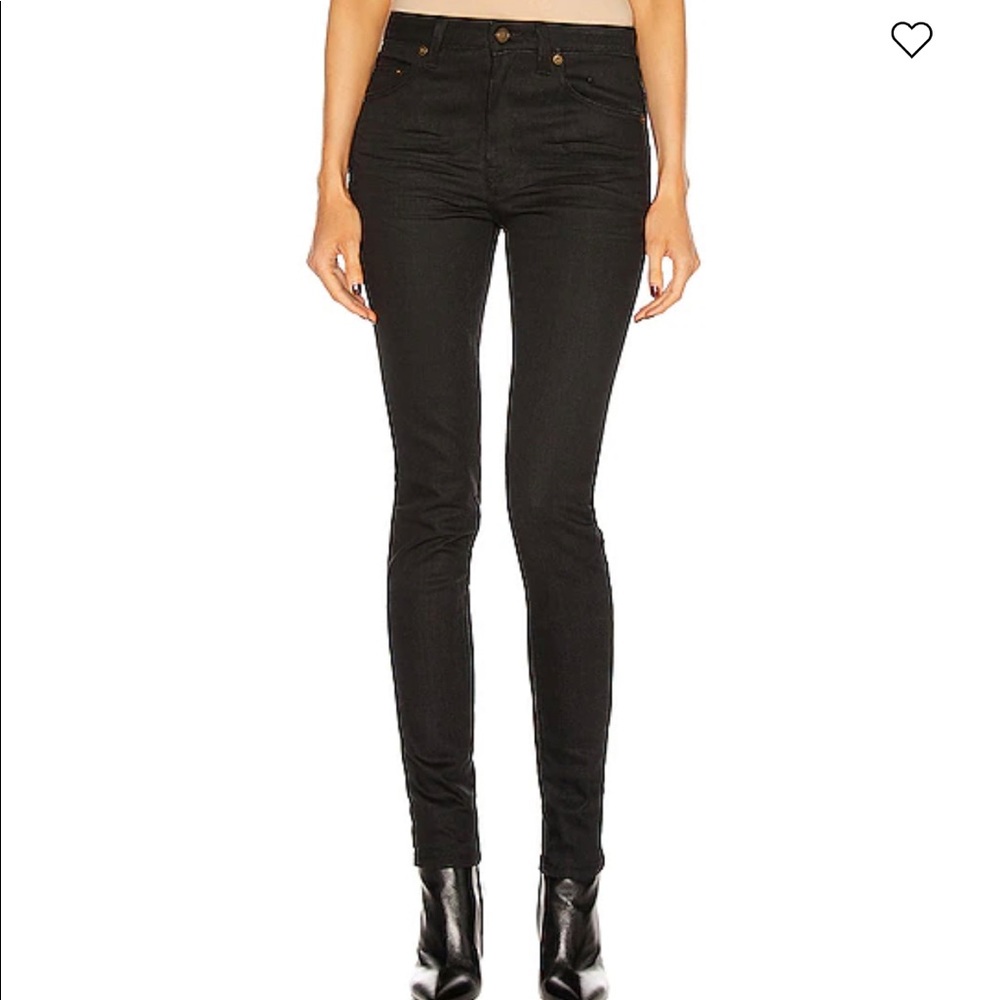 Saint Laurent Black Skinny Jeans - Picture 2 of 10